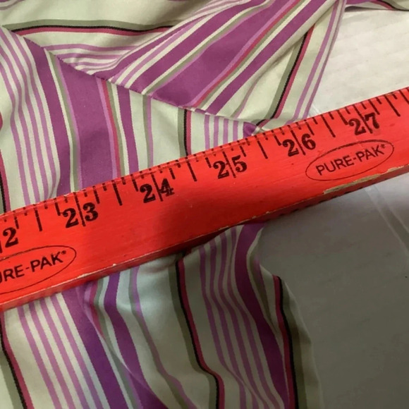 Lane Bryant blazer lavender stripe 3/4 sleeves summer office wear causal… - Picture 10 of 10